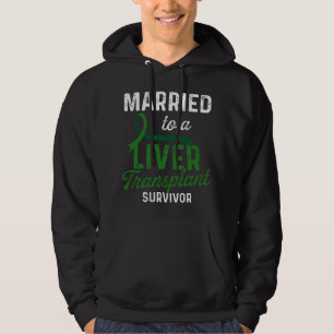 Lebertransplantations-Überlebender heiratete Organ Hoodie