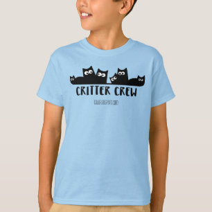 Lebewesen-Crew - Katzen auf einem Regal T-Shirt