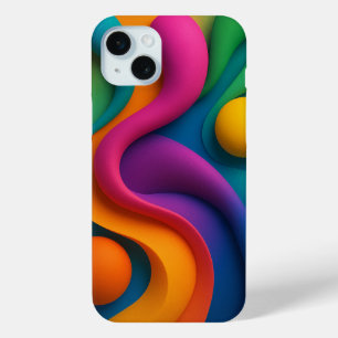 Lebhafte Abstrakte 3D-Formen Case-Mate iPhone Hülle