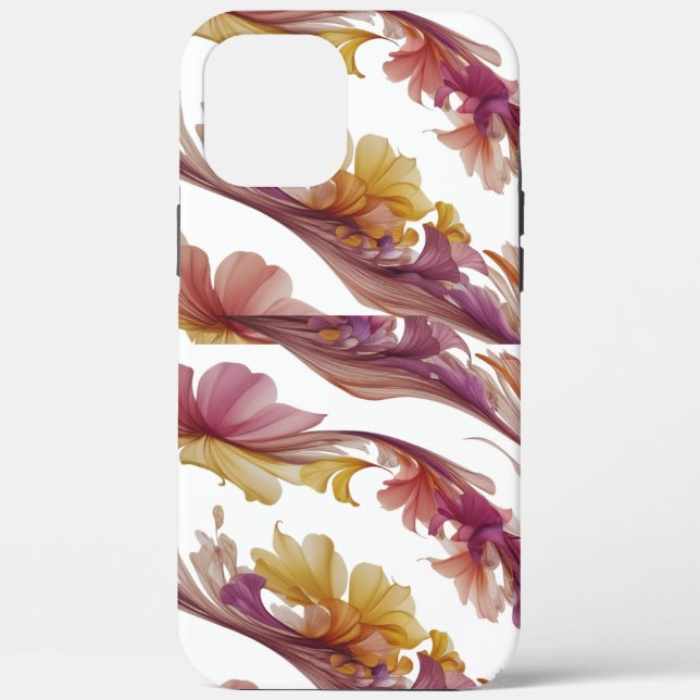 Lebhafte Abstrakte Blume Burst iPhone Case-Mate iPhone Hülle (Rückseite)