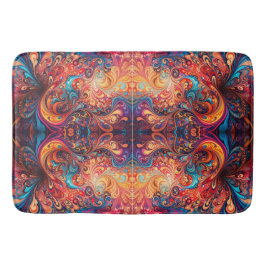 Lebhafte abstrakte Design-Badematte Badematte