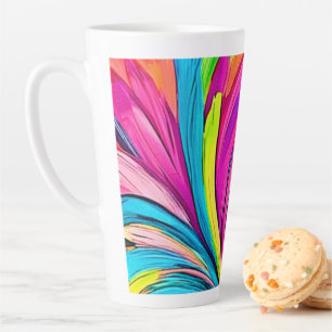 Lebhafte Abstrakte Explosion Milchtasse