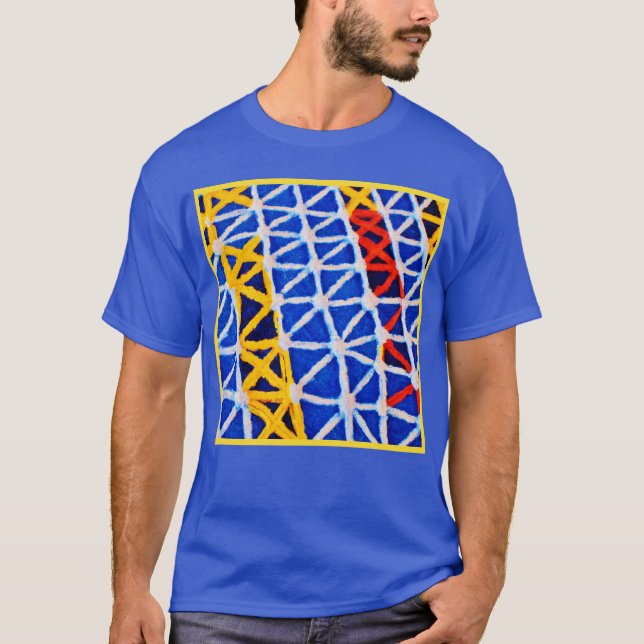 Lebhafte Abstrakte Farben T-Shirt (Vorderseite)