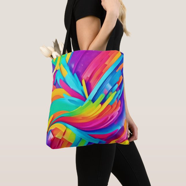 Lebhafte Abstrakte Formen Kunst (Von Nahem)