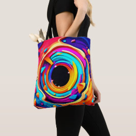 Lebhafte Abstrakte kosmische Vortex Kunst