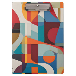 Lebhafte Abstrakte Kunst - expressives und farbenf Klemmbrett