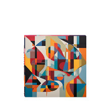 Lebhafte Abstrakte Kunst - expressives und farbenf