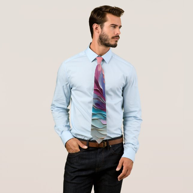 Lebhafte Abstrakte Malerei Krawatte (Beispiel)