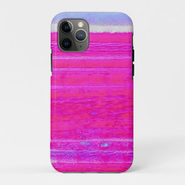 Lebhafte Abstrakte Rosa und Lila Streifen Kunst, D Case-Mate iPhone Hülle