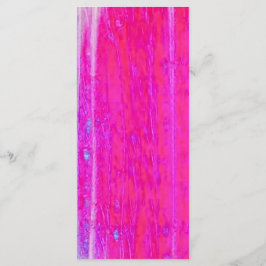 Lebhafte Abstrakte Rosa und Lila Streifen Kunst, D Menükarte
