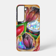 Lebhafte Abstrakte Tulip Reflections