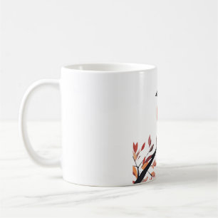 Lebhafte aviäre Tasse