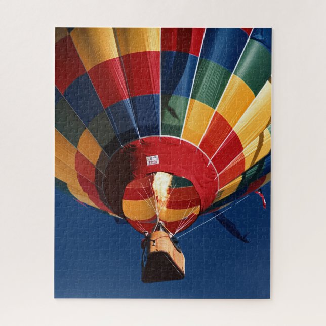 Lebhafte Ballonfarben Puzzle (Vertikal)