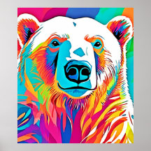 Lebhafte Bärenköpfe