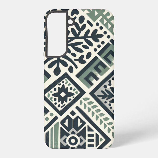 Lebhafte Batik Art Phone Case Samsung Galaxy Hülle (Rückseite)