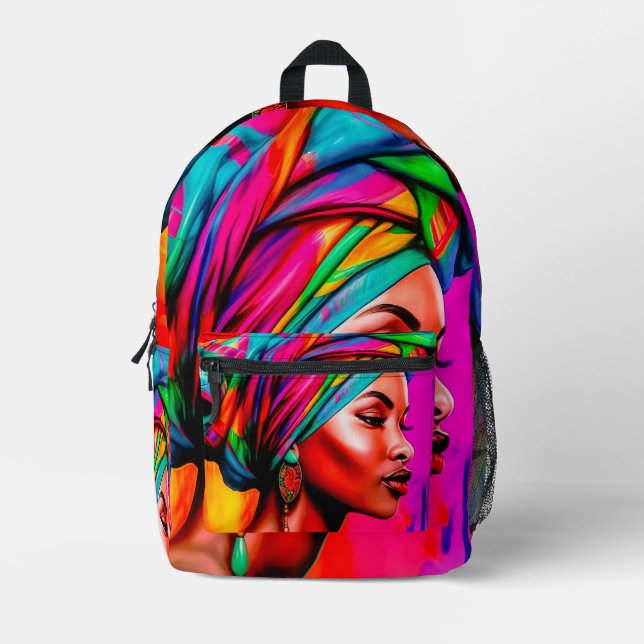 Lebhafte Beauty Serie 1 Bedruckter Rucksack (Vorderseite)