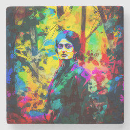 Lebhafte Beauty Steinuntersetzer