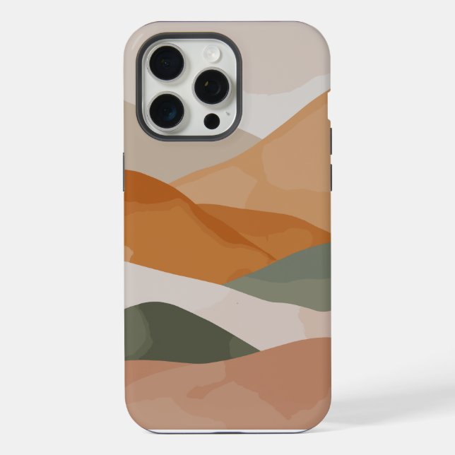 Lebhafte Berge iPhone Hülle (Rückseite)