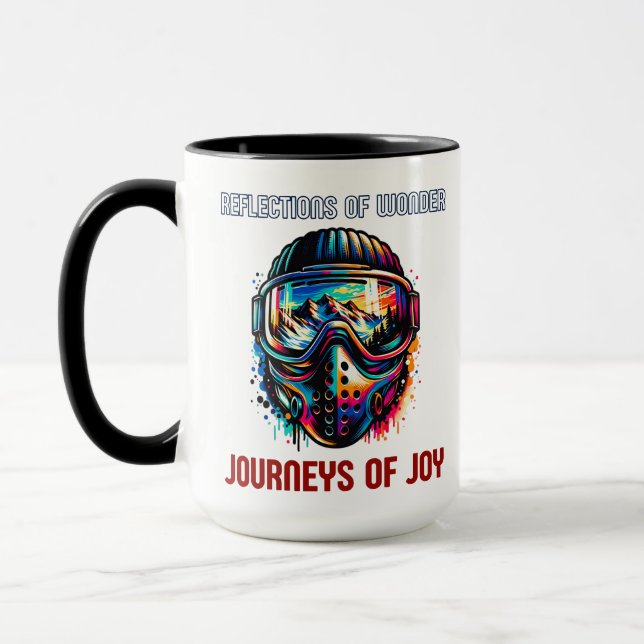 Lebhafte Bergerlebnisse Tasse (Links)