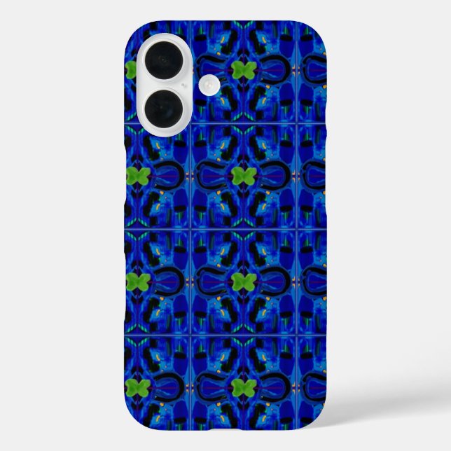 Lebhafte blaue iPhone-Hülle Case-Mate iPhone Hülle (Rückseite)