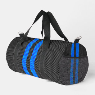 Lebhafte blaue Streifen für die Racing-Ausführung Duffle Bag