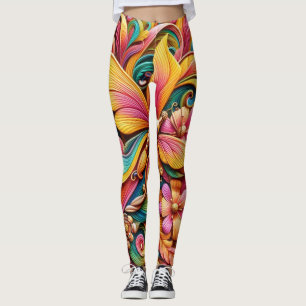 Lebhafte Bloom Capri Leggings