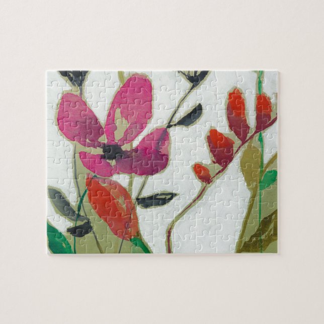 Lebhafte Blume I Puzzle (Horizontal)