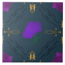 Lebhafte Blume im Lila - Wohngestaltung-Akzent-Zim