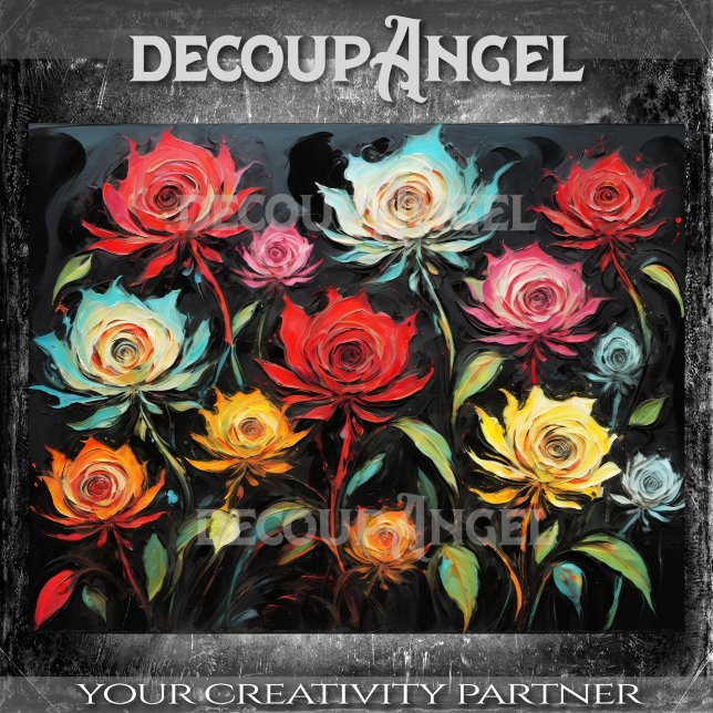 Lebhafte Blume in der Modernen Kunst - Entdeckungs Seidenpapier (Von Creator hochgeladen)