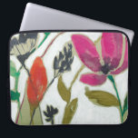 Lebhafte Blume Laptopschutzhülle<br><div class="desc">Lebhafte Blume II von Jennifer Goldberger. Sammlung individueller Blume in einer lebhaften Farbpalette.</div>