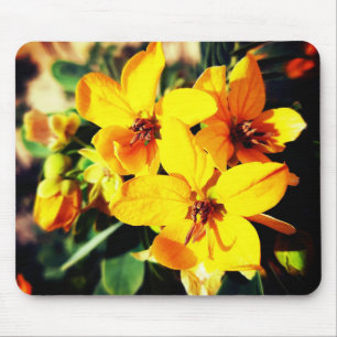 Lebhafte Blume Mousepad