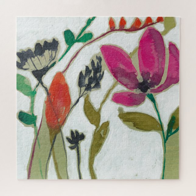 Lebhafte Blume Puzzle (Horizontal)