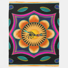 Lebhafte Blume Southwestern Kokopelli Fleece Leere