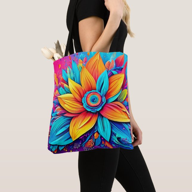 Lebhafte Blumenkunst (Von Nahem)