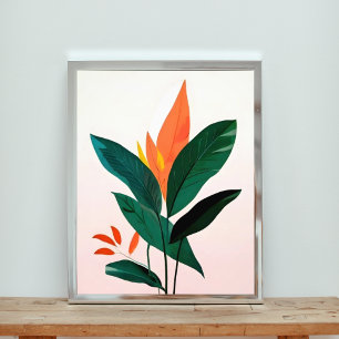 Lebhafte Blumenkunst Fotodruck