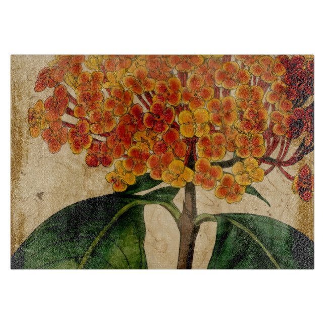 Lebhafte Blüte I Schneidebrett (Vorderseite)