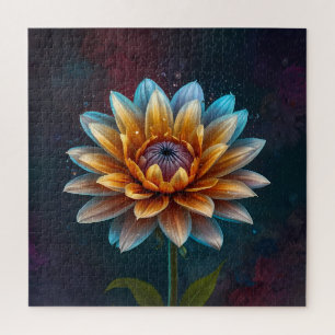 Lebhafte Blüten: Ein Blume-Puzzle Puzzle