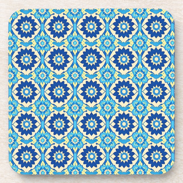 Lebhafte Boho-Muster-Untersetzer - Set von 6 Jahre Getränkeuntersetzer (Vorderseite)