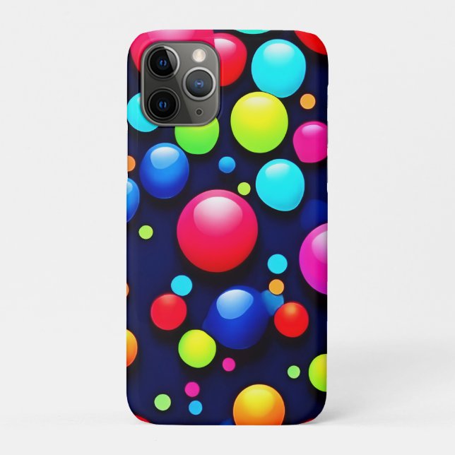 Lebhafte Bubble Pop Art Case-Mate iPhone Hülle (Rückseite)