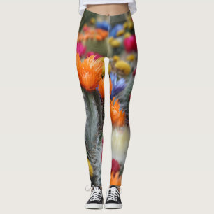 Lebhafte Cactus Pflanze Leggings
