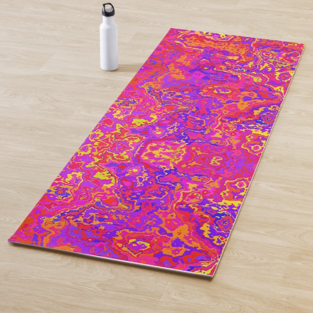 Lebhafte Camouflage  Yogamatte (Beispiel)