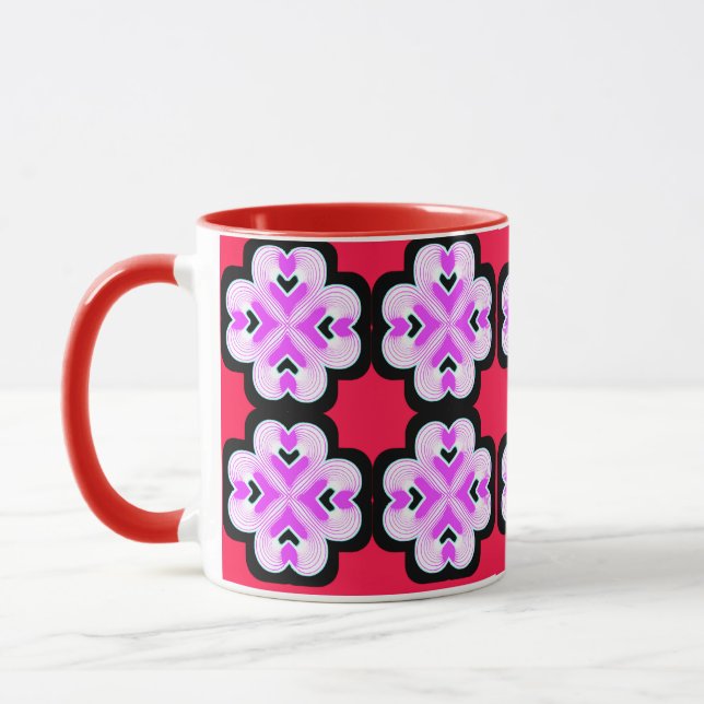 Lebhafte Combo-Tasse - perfekte Größe, farbenfrohe Tasse (Links)