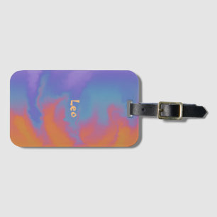 Lebhafte Coole Künstlerische Lebensqualität Gepäckanhänger