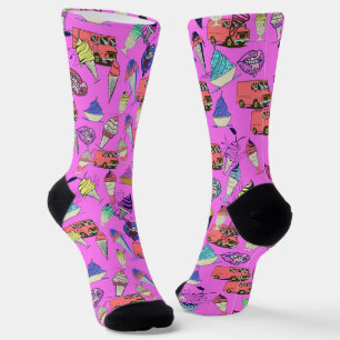 Lebhafte Crew-Socken Socken