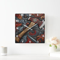 Lebhafte Designs rund um Firemans Ax