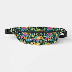 Lebhafte Ditsy-Blume Blumenmuster-43785 Bauchtasche