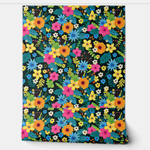 Lebhafte Ditsy-Blume Blumenmuster-43785 Tapete