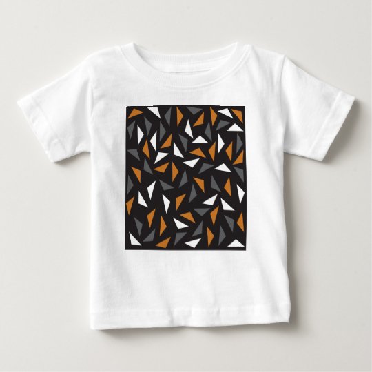 Lebhafte Dreiecke Baby T-shirt