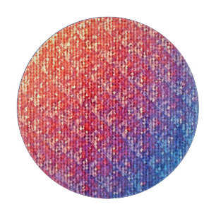 Lebhafte emotionale Mosaiksparkle Schneidebrett