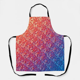 Lebhafte emotionale Mosaiksparkle Schürze